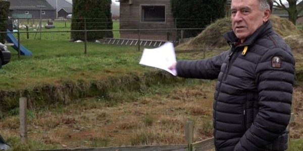 Foto: Rechter gaf hem gelijk, toch kan Eibert nog altijd niet bouwen